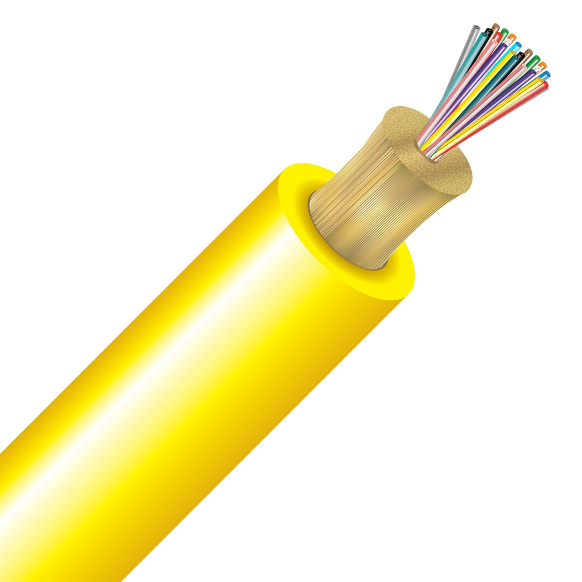 SSF™ 24 Strand Single Tube OS2 Plenum - Bulk per Ft.